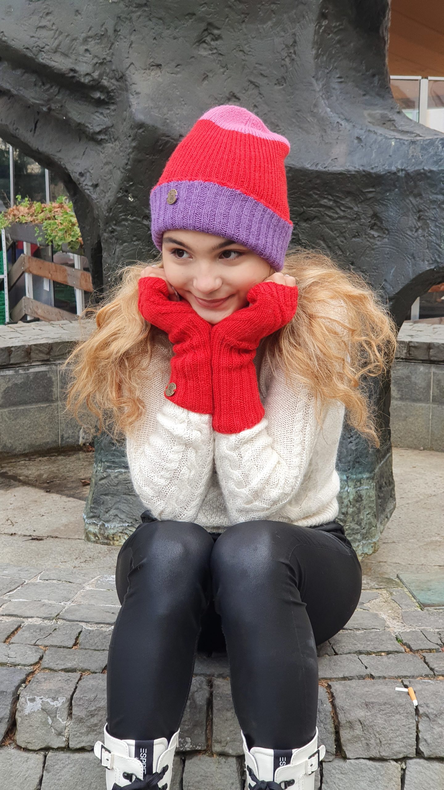 Beanie Happy Colors reversible - Image 3