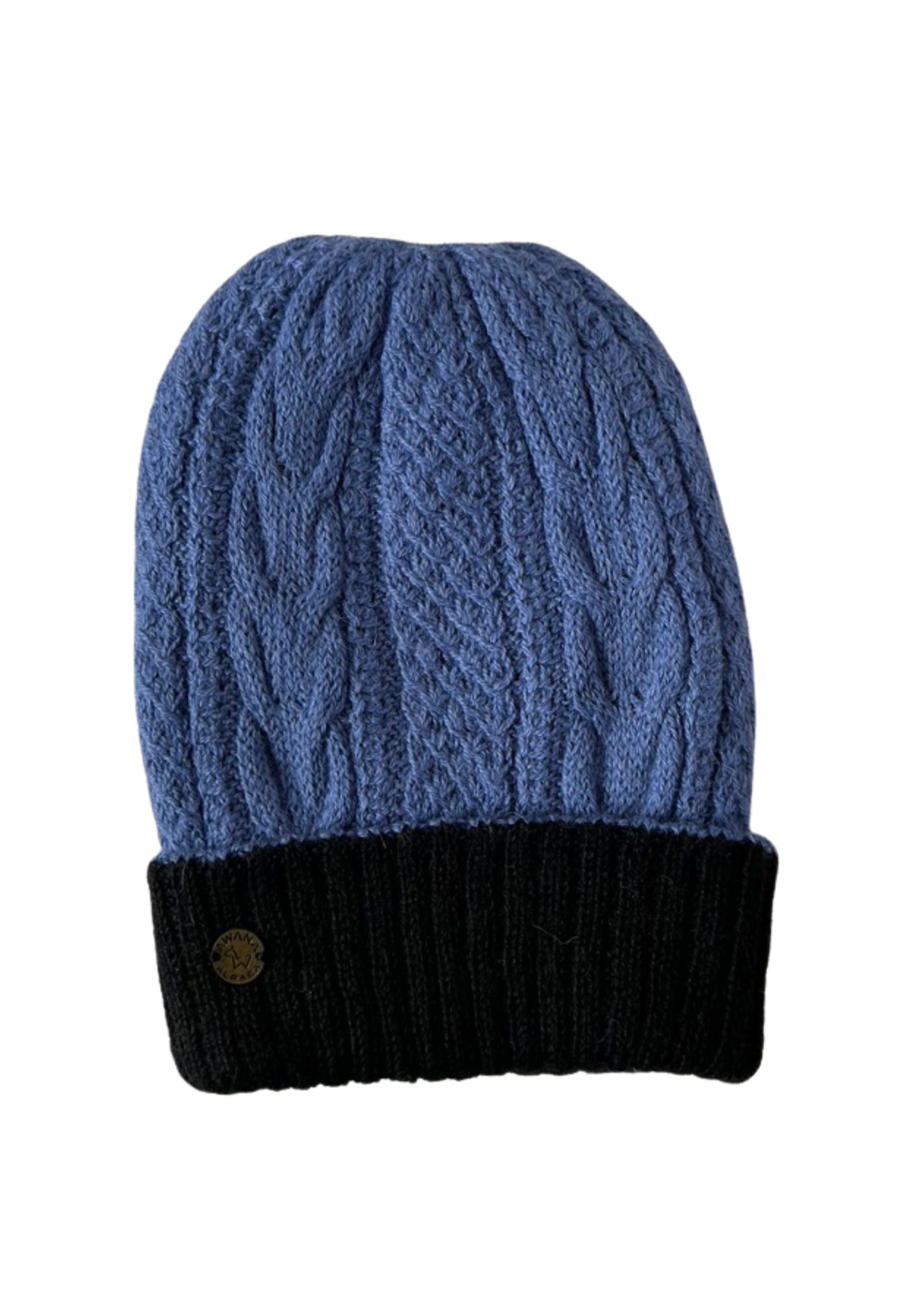 Beanie Lavanda & Black reversible