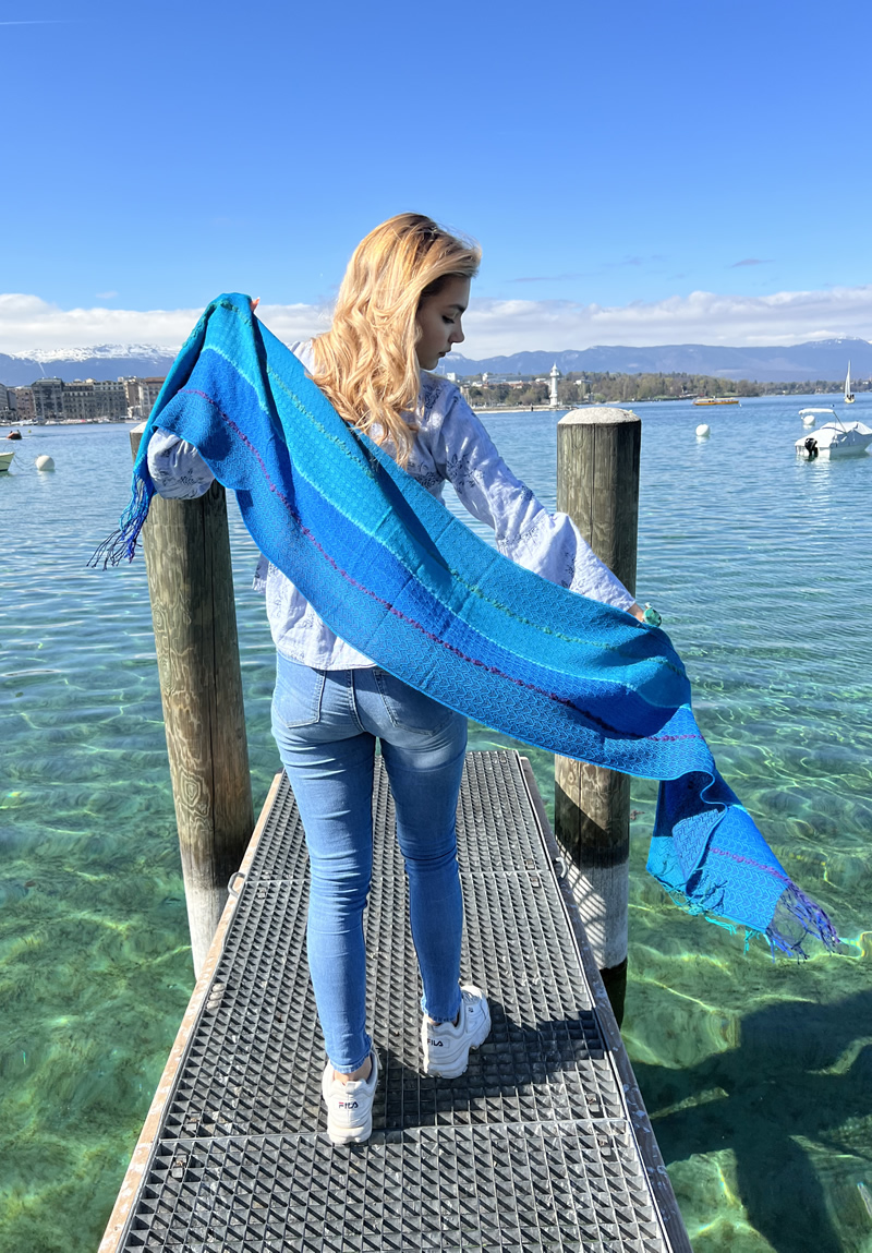 Scarf Aqua - Image 2